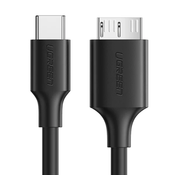 UGREEN USB C Hard Drive Cable, Micro B to Type C Lead Compatible with USB 3.0 External Portable